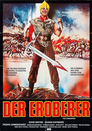 The Conqueror - German Movie Poster (thumbnail)