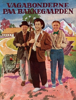 Vagabonderne p&aring; Bakkeg&aring;rden - Danish Movie Poster (thumbnail)