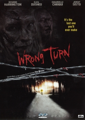 Wrong Turn - Swedish DVD movie cover (thumbnail)