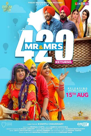 Mr &amp; Mrs 420 Returns - Indian Movie Poster (thumbnail)