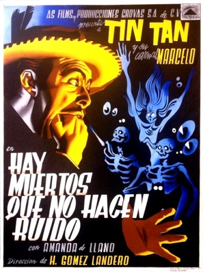 Hay muertos que no hacen ruido - Mexican Movie Poster (thumbnail)