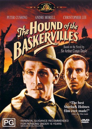 The Hound of the Baskervilles - Australian DVD movie cover (thumbnail)