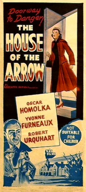 The House of the Arrow - Australian Movie Poster (thumbnail)