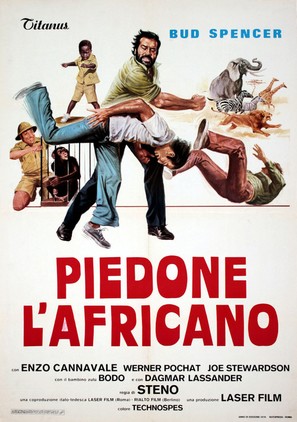 Piedone l&#039;africano - Italian Movie Poster (thumbnail)