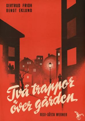 Tv&aring; trappor &ouml;ver g&aring;rden - Swedish Movie Poster (thumbnail)