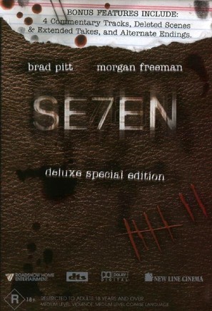 Se7en - Australian DVD movie cover (thumbnail)