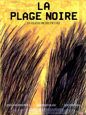 La plage noire - French Movie Poster (thumbnail)