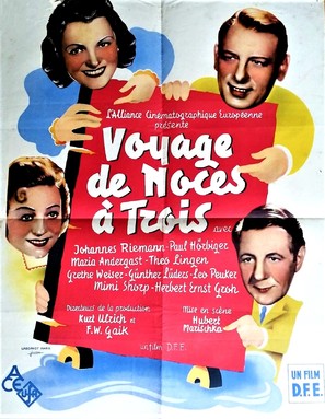 Hochzeitsreise zu dritt - French Movie Poster (thumbnail)