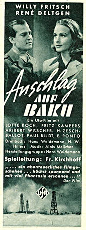 Anschlag auf Baku - German poster (thumbnail)