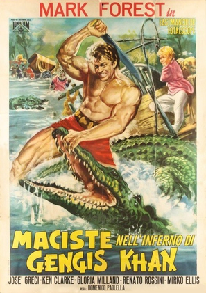 Maciste nell'inferno di Gengis Khan - Italian Movie Poster (thumbnail)