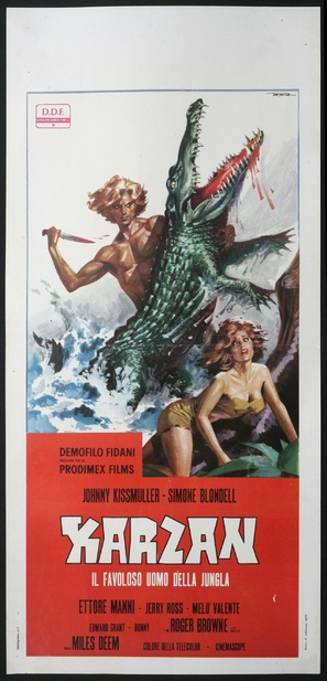Karzan, il favoloso uomo della jungla - Italian Movie Poster (thumbnail)