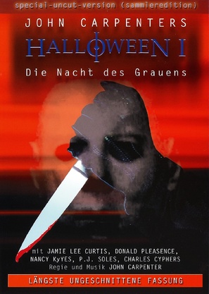 Halloween - German DVD movie cover (thumbnail)