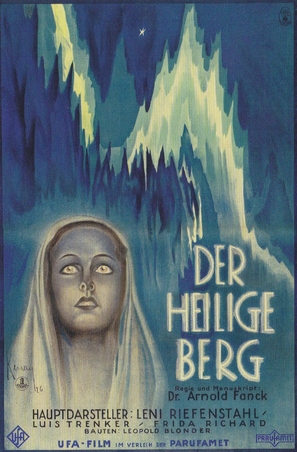 Der heilige Berg - German Movie Poster (thumbnail)