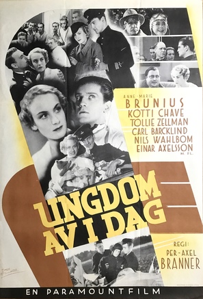 Ungdom av i dag - Swedish Movie Poster (thumbnail)