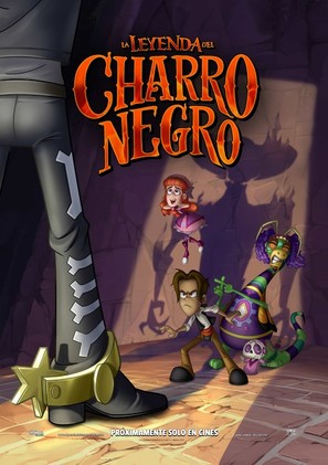 La Leyenda del Charro Negro - Mexican Movie Poster (thumbnail)