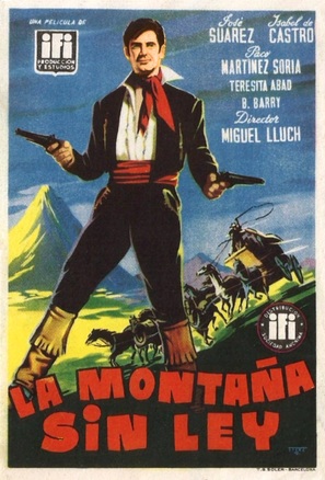 La monta&ntilde;a sin ley - Spanish Movie Poster (thumbnail)