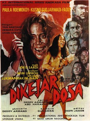 Dikejar dosa - Indonesian Movie Poster (thumbnail)