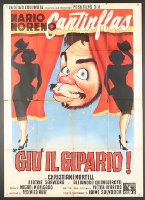 Gi&ugrave; il sipario - Italian Movie Poster (thumbnail)