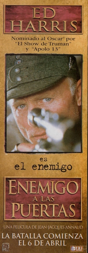 Enemy at the Gates - Spanish Movie Poster (thumbnail)