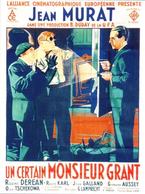 Un certain monsieur Grant - French Movie Poster (thumbnail)