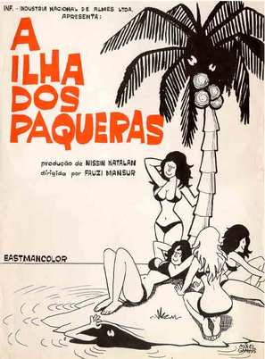 A Ilha dos Paqueras - Brazilian Movie Poster (thumbnail)