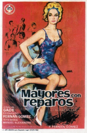 Mayores con reparos - Spanish Movie Poster (thumbnail)