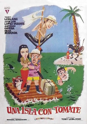 Una isla con tomate - Spanish Movie Poster (thumbnail)