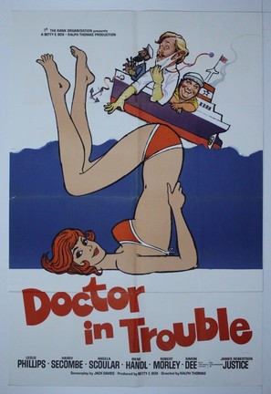 Doctor in Trouble - British Movie Poster (thumbnail)