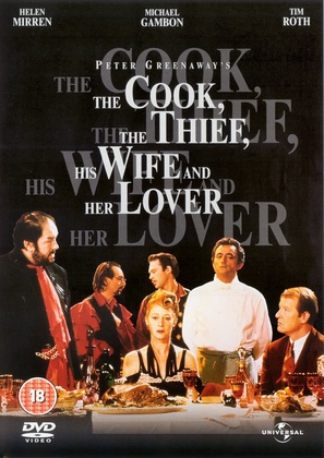 The Cook the Thief His Wife &amp; Her Lover - British DVD movie cover (thumbnail)