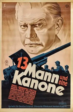Dreizehn Mann und eine Kanone Poster
