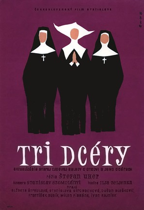 Tri dc&eacute;ry - Czech Movie Poster (thumbnail)