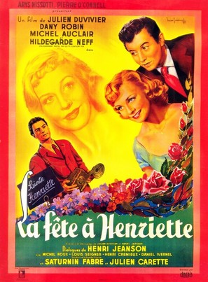 La f&ecirc;te &agrave; Henriette - French Movie Poster (thumbnail)