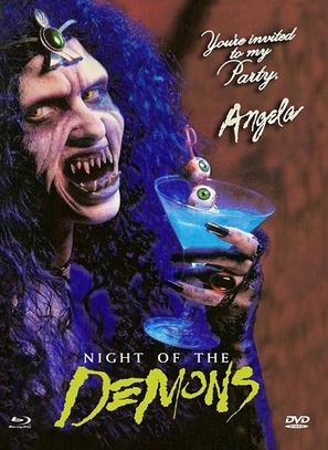 Night of the Demons - German Blu-Ray movie cover (thumbnail)