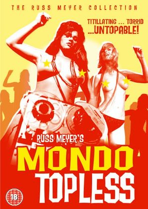 Mondo Topless - British DVD movie cover (thumbnail)