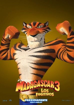 Madagascar 3: Europe&#039;s Most Wanted - Argentinian Movie Poster (thumbnail)