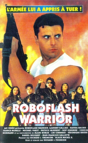 Roboflash Warrior - French VHS movie cover (thumbnail)