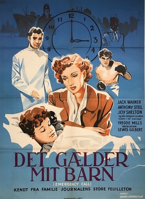 Emergency Call - Danish Movie Poster (thumbnail)