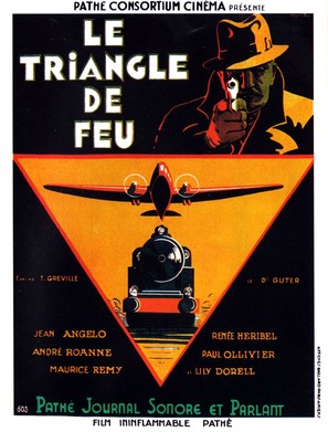 Le triangle de feu - French Movie Poster (thumbnail)