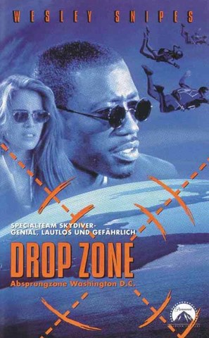 Drop Zone - German VHS movie cover (thumbnail)