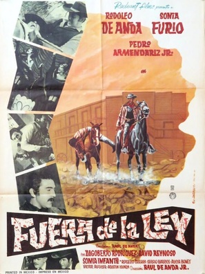 Fuera de la ley - Mexican Movie Poster (thumbnail)