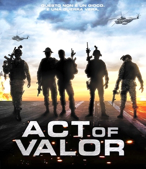 Act of Valor - Italian Blu-Ray movie cover (thumbnail)