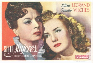 Siete mujeres - Spanish Movie Poster (thumbnail)