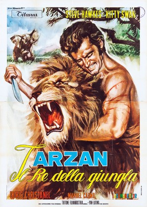 Tarz&aacute;n en la gruta del oro - Italian Movie Poster (thumbnail)