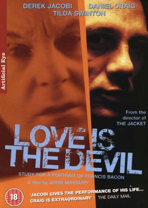 Love Is the Devil: Study for a Portrait of Francis Bacon - British DVD movie cover (thumbnail)