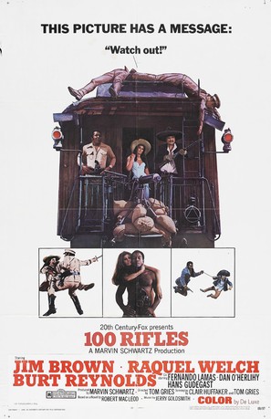 100 Rifles - Movie Poster (thumbnail)
