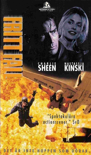 Terminal Velocity - Swedish VHS movie cover (thumbnail)