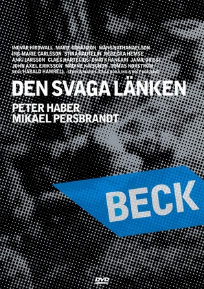 &quot;Beck&quot; Den svaga l&auml;nken - Swedish poster (thumbnail)