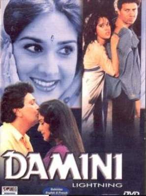 Damini - Lightning - Indian DVD movie cover (thumbnail)
