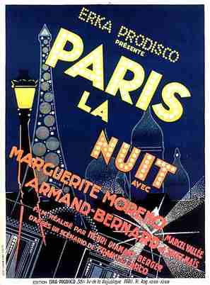 Paris la nuit - French Movie Poster (thumbnail)