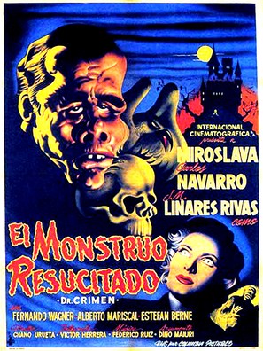 El monstruo resucitado - Mexican Movie Poster (thumbnail)